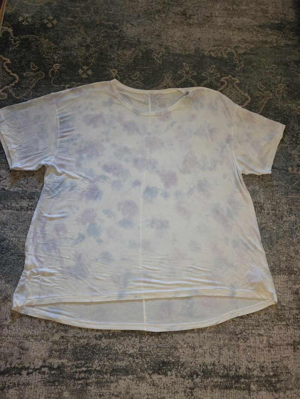American Eagle Soft & Sexy Tie Dye High Low T-Shirt XXL